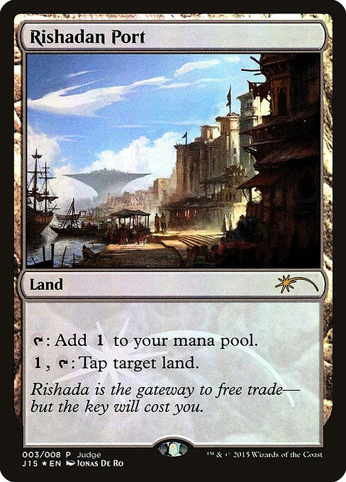 Rishadan Port, carta Magic di tipo Land illustrata da Jonas De Ro