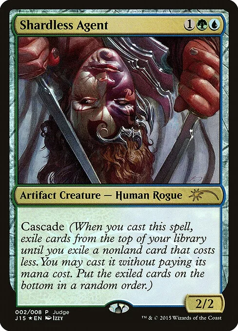 Shardless Agent, carta Magic di tipo Artifact Creature — Human Rogue illustrata da Izzy