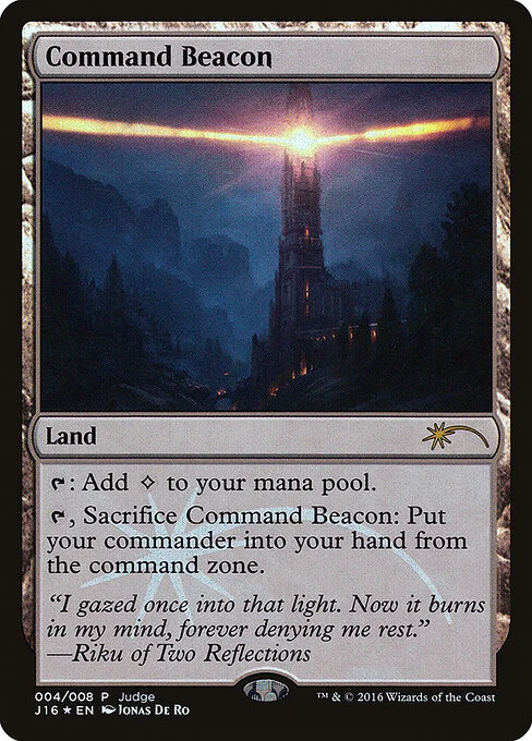 Command Beacon, carta Magic di tipo Land illustrata da Jonas De Ro