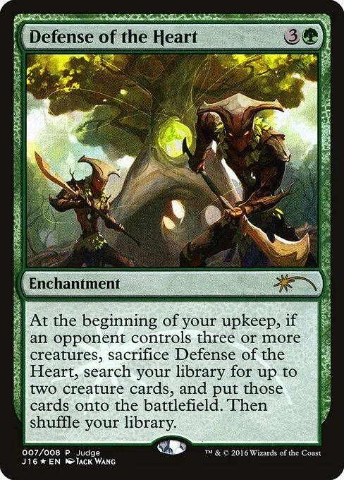 Defense of the Heart, carta Magic di tipo Enchantment illustrata da Jack Wang