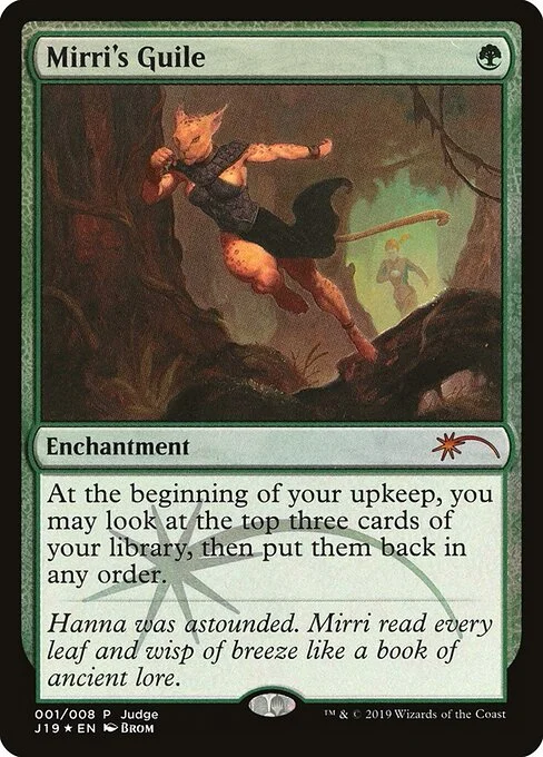 Mirri's Guile, carta Magic di tipo Enchantment illustrata da Brom