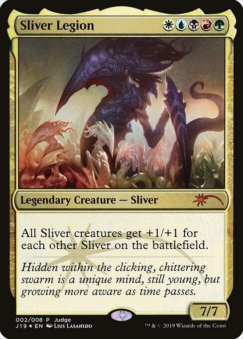 Sliver Legion, carta Magic di tipo Legendary Creature — Sliver illustrata da Lius Lasahido