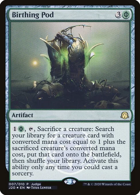 Birthing Pod, carta Magic di tipo Artifact illustrata da Titus Lunter