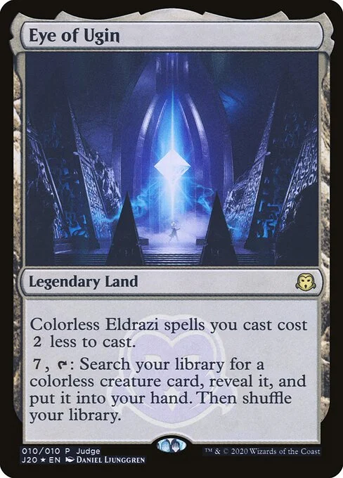 Eye of Ugin, carta Magic di tipo Legendary Land illustrata da Daniel Ljunggren