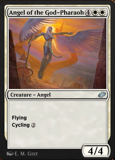 Angel of the God-Pharaoh, carta Magic di tipo Creature — Angel illustrata da E. M. Gist