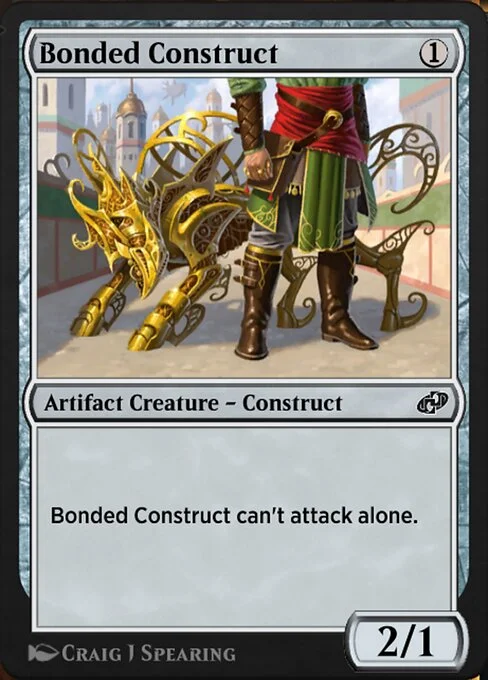 Bonded Construct, carta Magic di tipo Artifact Creature — Construct illustrata da Craig J Spearing