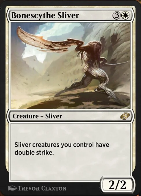 Bonescythe Sliver, carta Magic di tipo Creature — Sliver illustrata da Trevor Claxton