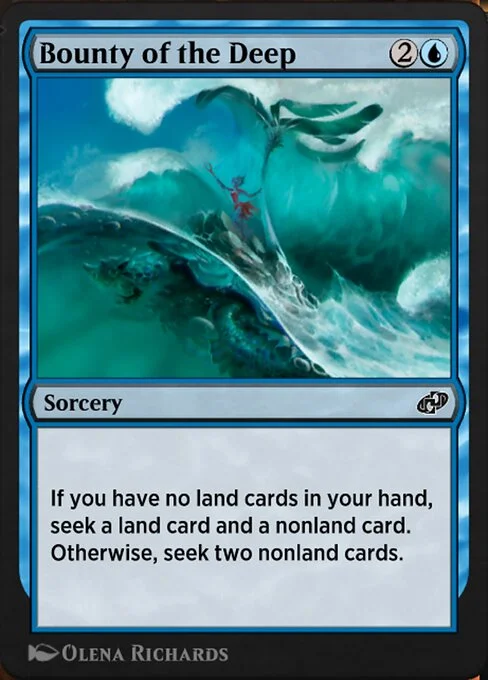 Bounty of the Deep, carta Magic di tipo Sorcery illustrata da Olena Richards