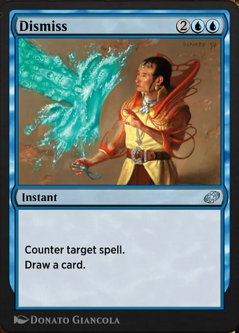 Dismiss, carta Magic di tipo Instant illustrata da Donato Giancola