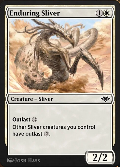 Enduring Sliver, carta Magic di tipo Creature — Sliver illustrata da Josh Hass