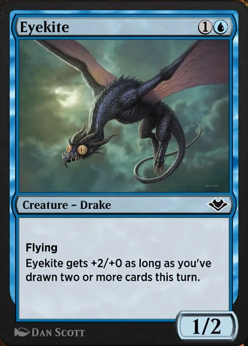 Eyekite, carta Magic di tipo Creature — Drake illustrata da Dan Murayama Scott