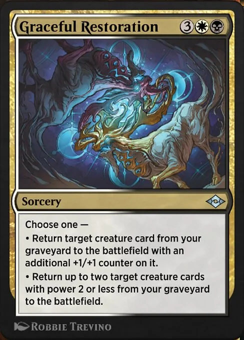 Graceful Restoration, carta Magic di tipo Sorcery illustrata da Robbie Trevino
