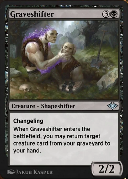 Graveshifter, carta Magic di tipo Creature — Shapeshifter illustrata da Jakub Kasper