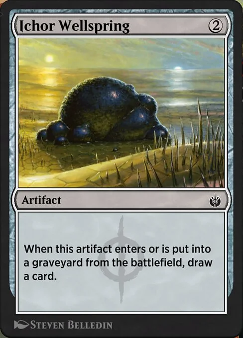 Ichor Wellspring, carta Magic di tipo Artifact illustrata da Steven Belledin