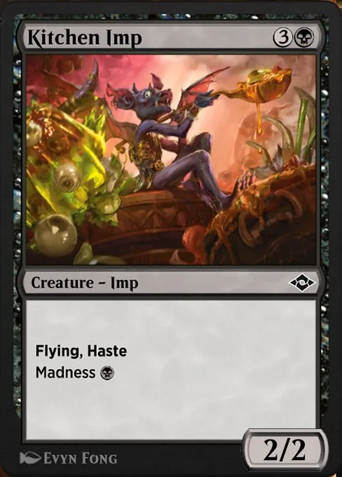 Kitchen Imp, carta Magic di tipo Creature — Imp illustrata da Evyn Fong
