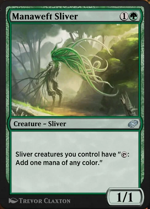 Manaweft Sliver, carta Magic di tipo Creature — Sliver illustrata da Trevor Claxton