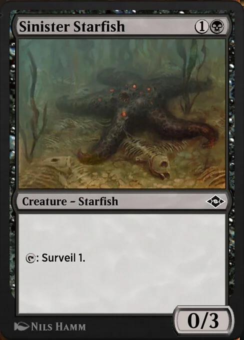 Sinister Starfish, carta Magic di tipo Creature — Starfish illustrata da Nils Hamm