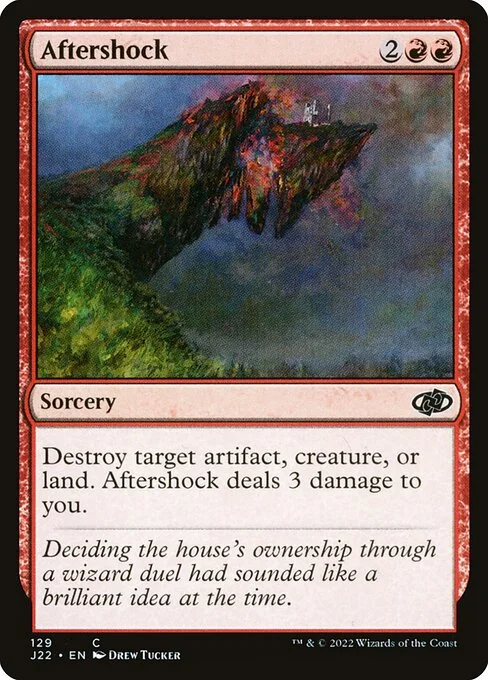 Aftershock, carta Magic di tipo Sorcery illustrata da Drew Tucker