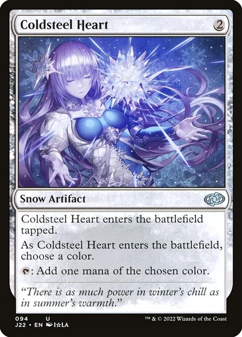 Coldsteel Heart, carta Magic di tipo Snow Artifact illustrata da I☆LA