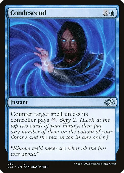 Condescend, carta Magic di tipo Instant illustrata da Kieran Yanner