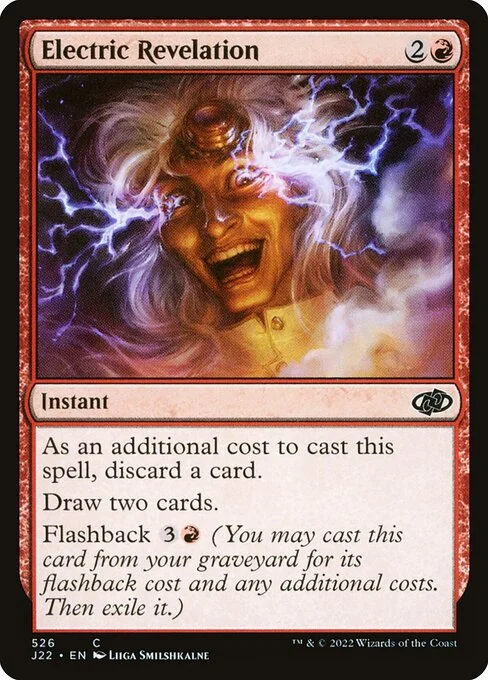 Electric Revelation, carta Magic di tipo Instant illustrata da Liiga Smilshkalne