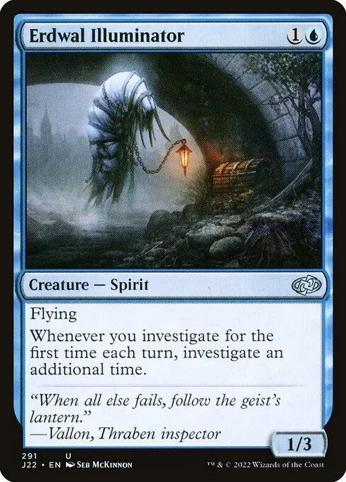Erdwal Illuminator, carta Magic di tipo Creature — Spirit illustrata da Seb McKinnon