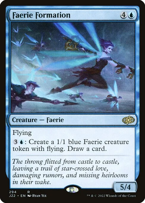 Faerie Formation, carta Magic di tipo Creature — Faerie illustrata da Ryan Yee