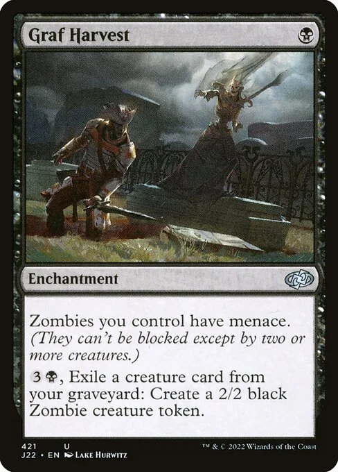 Graf Harvest, carta Magic di tipo Enchantment illustrata da Lake Hurwitz