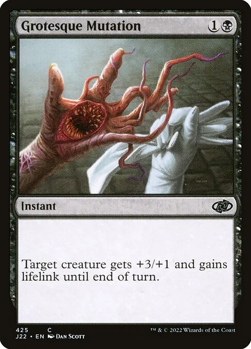 Grotesque Mutation, carta Magic di tipo Instant illustrata da Dan Murayama Scott