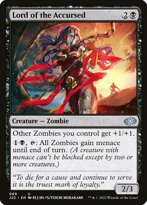 Lord of the Accursed, carta Magic di tipo Creature — Zombie illustrata da Yuichi Murakami