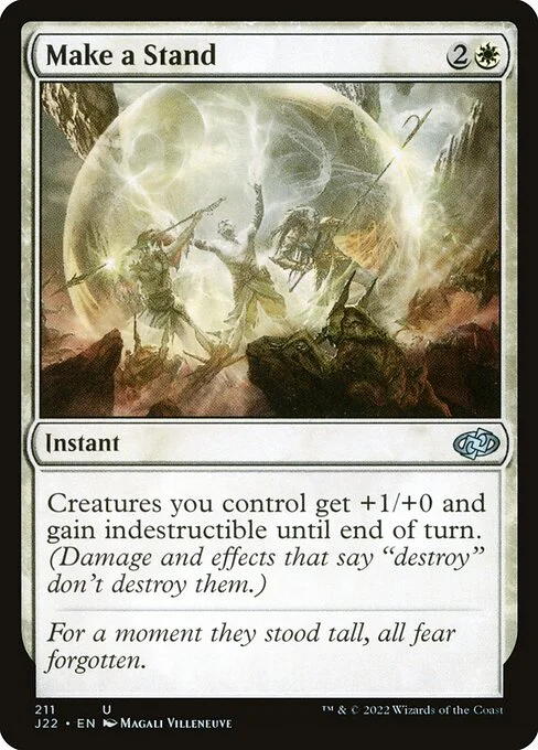 Make a Stand, carta Magic di tipo Instant illustrata da Magali Villeneuve