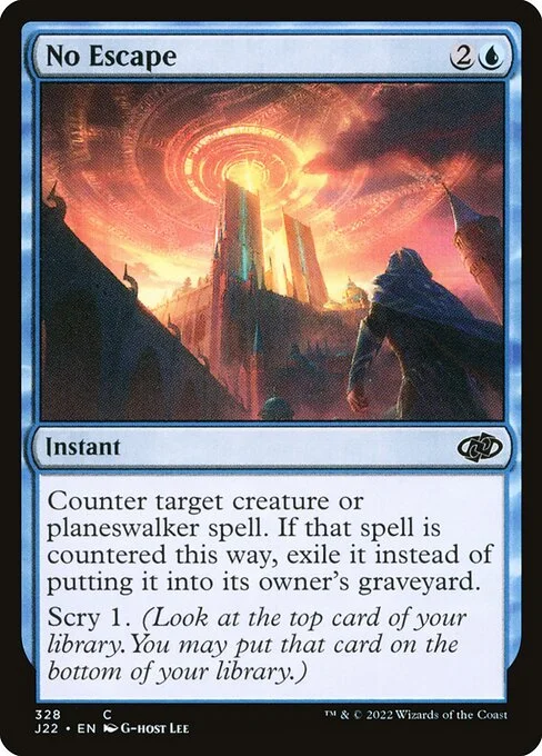 No Escape, carta Magic di tipo Instant illustrata da G-host Lee