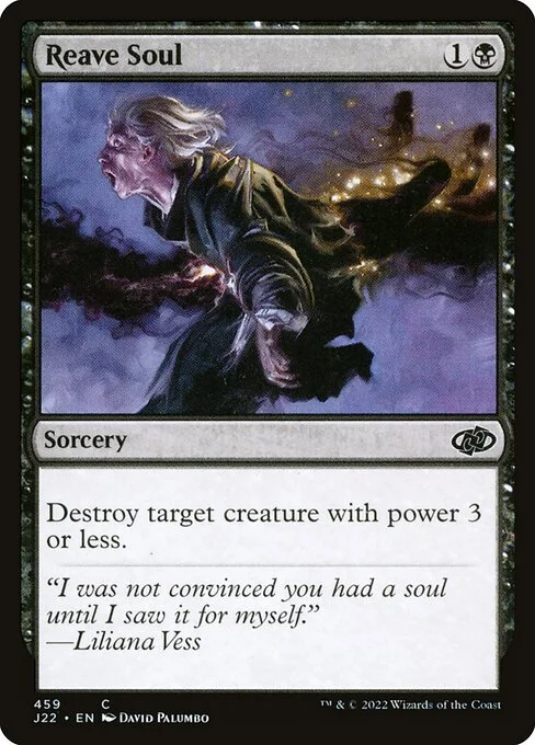 Reave Soul, carta Magic di tipo Sorcery illustrata da David Palumbo