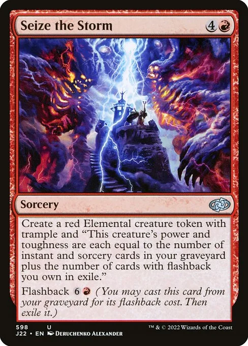 Seize the Storm, carta Magic di tipo Sorcery illustrata da Deruchenko Alexander