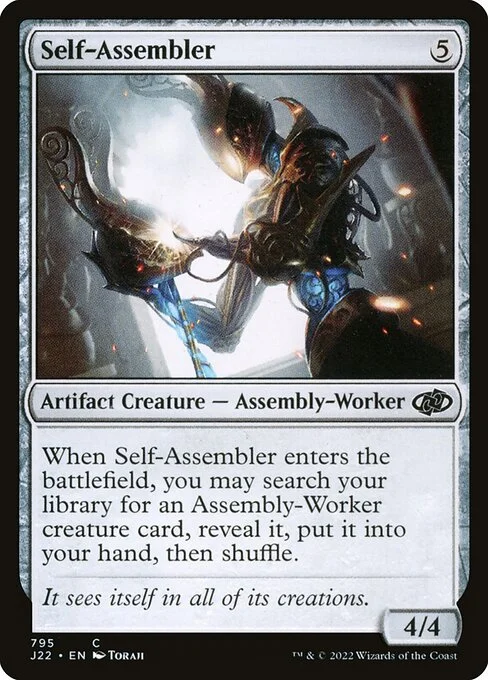 Self-Assembler, carta Magic di tipo Artifact Creature — Assembly-Worker illustrata da Toraji
