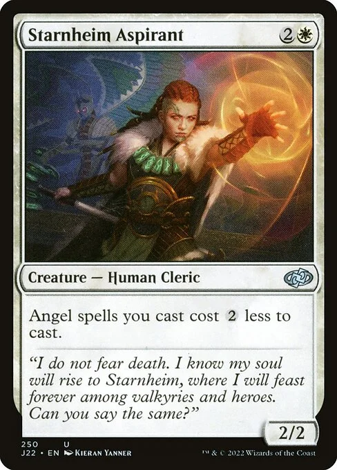 Starnheim Aspirant, carta Magic di tipo Creature — Human Cleric illustrata da Kieran Yanner
