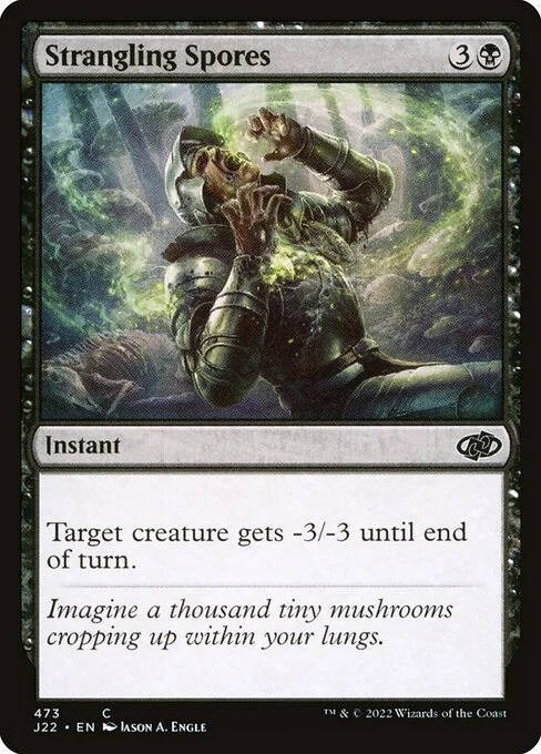 Strangling Spores, carta Magic di tipo Instant illustrata da Jason A. Engle