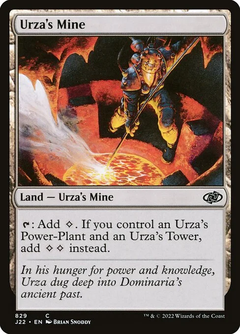 Urza's Mine, carta Magic di tipo Land — Urza's Mine illustrata da Brian Snõddy