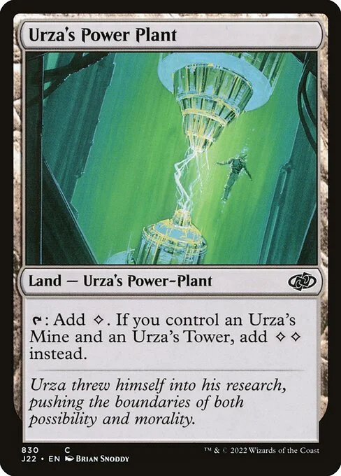 Urza's Power Plant, carta Magic di tipo Land — Urza's Power-Plant illustrata da Brian Snõddy