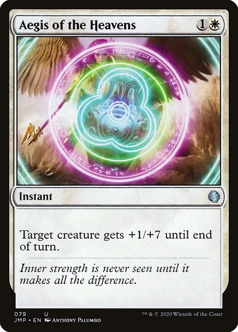 Aegis of the Heavens, carta Magic di tipo Instant illustrata da Anthony Palumbo