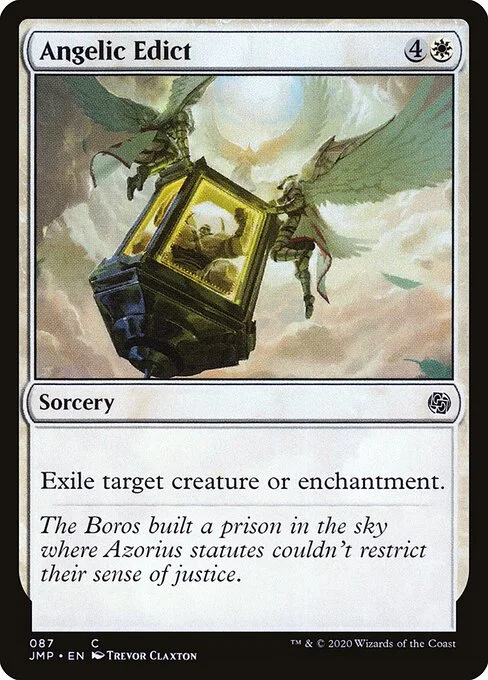 Angelic Edict, carta Magic di tipo Sorcery illustrata da Trevor Claxton