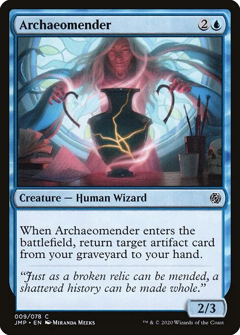 Archaeomender, carta Magic di tipo Creature — Human Wizard illustrata da Miranda Meeks