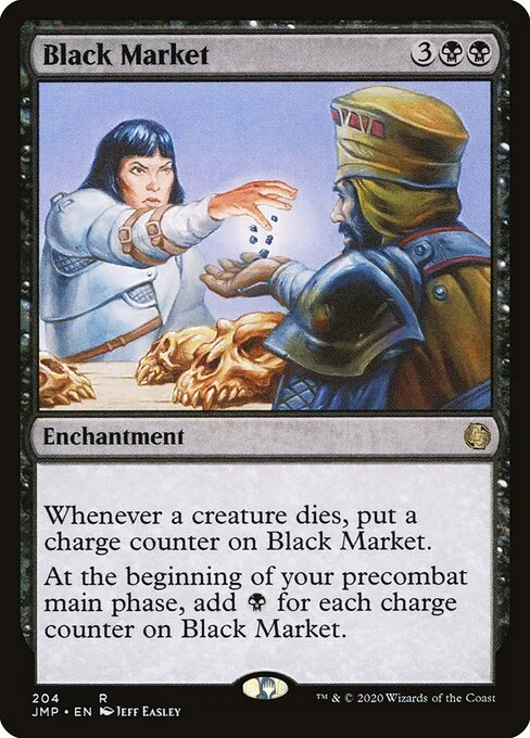 Black Market, carta Magic di tipo Enchantment illustrata da Jeff Easley