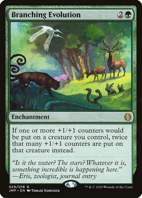 Branching Evolution, carta Magic di tipo Enchantment illustrata da Tomasz Jedruszek