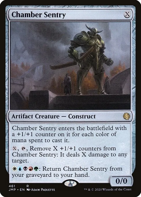 Chamber Sentry, carta Magic di tipo Artifact Creature — Construct illustrata da Adam Paquette