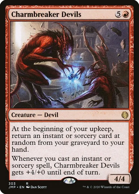 Charmbreaker Devils, carta Magic di tipo Creature — Devil illustrata da Dan Murayama Scott