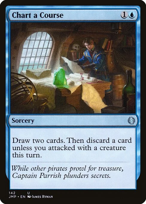 Chart a Course, carta Magic di tipo Sorcery illustrata da James Ryman