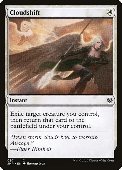 Cloudshift, carta Magic di tipo Instant illustrata da Howard Lyon