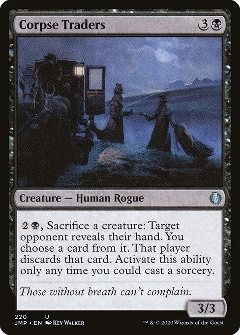 Corpse Traders, carta Magic di tipo Creature — Human Rogue illustrata da Kev Walker