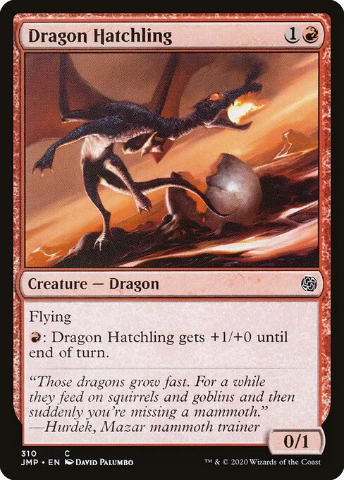 Dragon Hatchling, carta Magic di tipo Creature — Dragon illustrata da David Palumbo